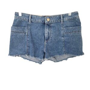 DL1961 Karlie Boyfriend Denim Jean Shorts Size 26 Frayed Hem Casual NWT